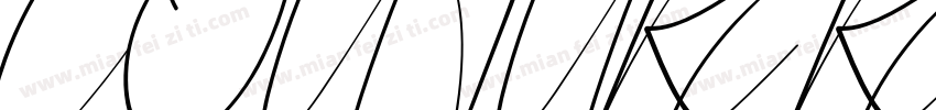 COUTURE REGULAR字体转换